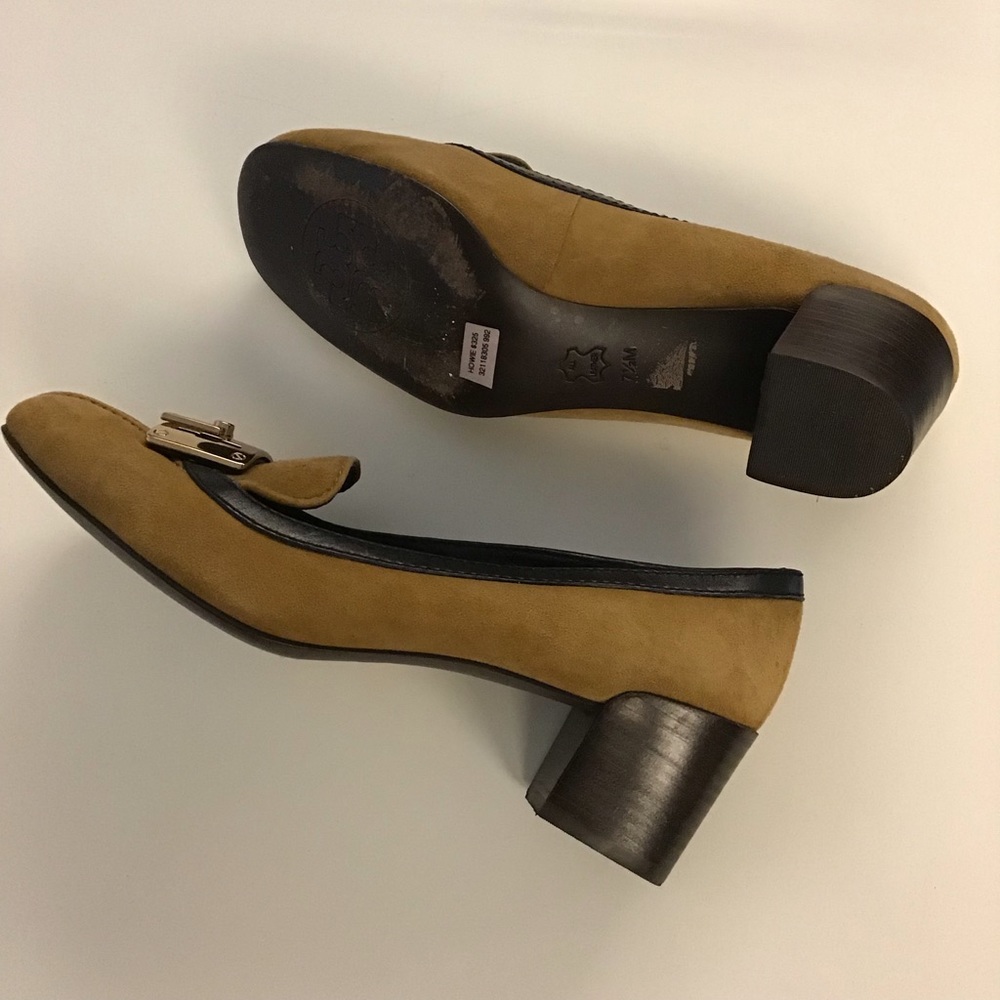 Tory Burch Howie Suede Logo Pumps